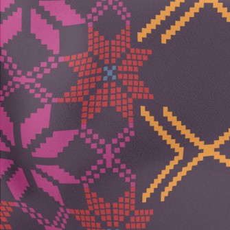 Ethnic Embroidery Patterns Lightweight Cotton Poplin