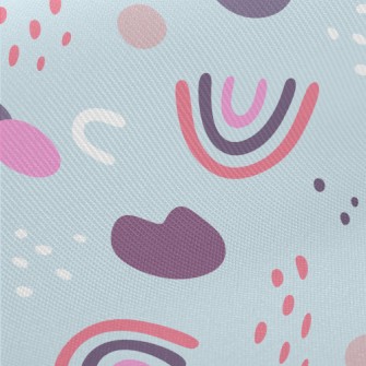 Weird Color Block Midweight Cotton Poplin