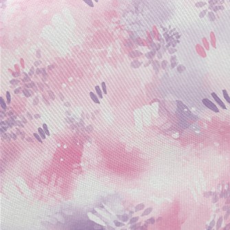 Brush Embellishment Abstract Midweight Cotton Poplin