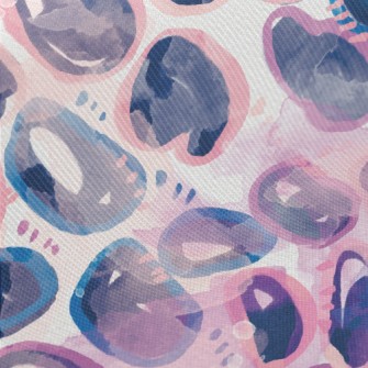 Watercolor Doodle Abstract Midweight Cotton Poplin