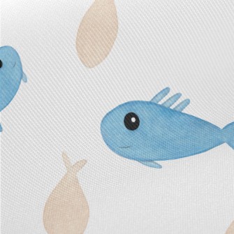 Harmless Little Fish Midweight Cotton Poplin