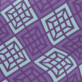 Two Color Squares Midweight Cotton Poplin