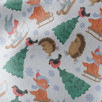 Skating Hedgehog And Skiing Ra Waterproof Canvas