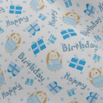 Happy Birthday Hedgehog Chiffon
