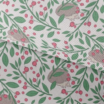 Hedgehog Eating Berries Waterproof Oxford