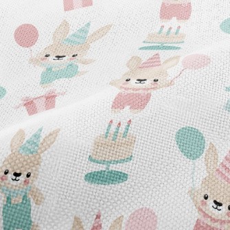 Balloon Bunny Celebrates Birth Performance Linen