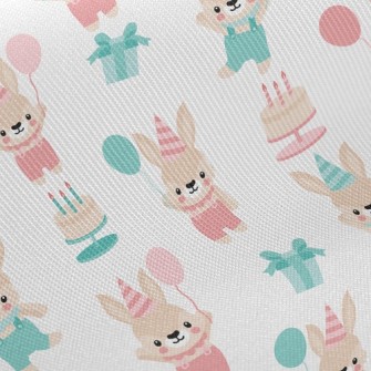 Balloon Bunny Celebrates Birth Twill