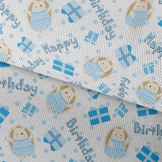 Happy Birthday Hedgehog Waterproof Oxford