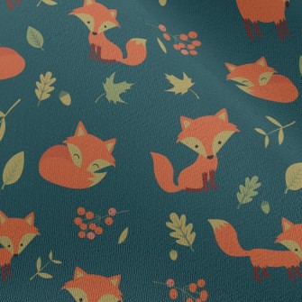 Naughty Smiling Fox Chiffon