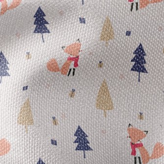 Red Scarf Fox Waterproof Canvas