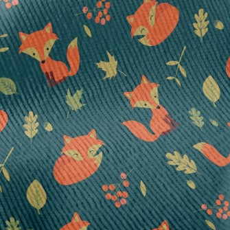 Naughty Smiling Fox Standard Corduroy