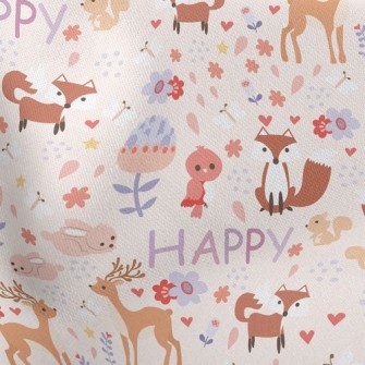 Happy Forest Animals Stretch Ponte