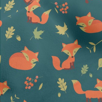 Naughty Smiling Fox Micro Fleece