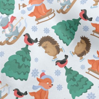 Skating Hedgehog And Skiing Ra Micro Fleece