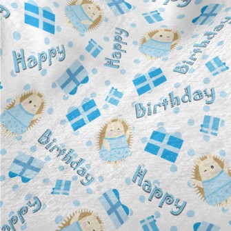 Happy Birthday Hedgehog Minky