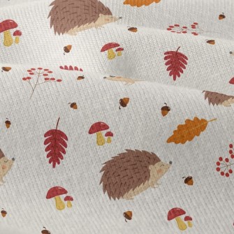 Hedgehog Foraging In Autumn Modern Jersey