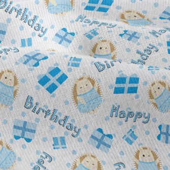 Happy Birthday Hedgehog Modern Jersey