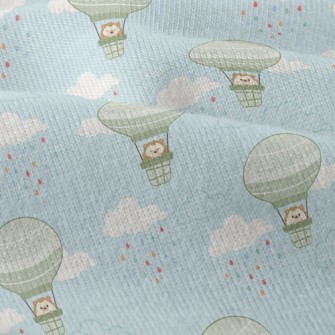 Hedgehog Riding A Hot Air Ball Modern Jersey