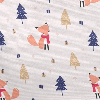 Red Scarf Fox Pongee