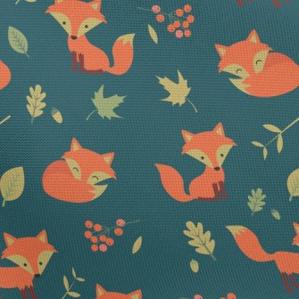 Naughty Smiling Fox Pongee