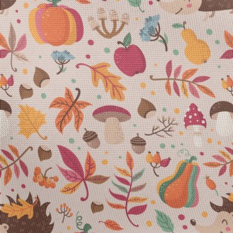 Hedgehog Who Loves Fruits And  Pongee