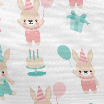Balloon Bunny Celebrates Birth Pongee