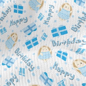 Happy Birthday Hedgehog Stretch Jersey