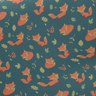 Naughty Smiling Fox Midweight Cotton Poplin