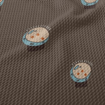 Vintage Hand-painted Crystal B Birdseye Piqué