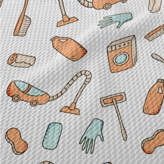 Household Cleaning Products Birdseye Piqué