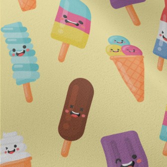 Happy Cartoon Popsicle Chiffon