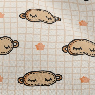 Cute Graffiti Eye Mask Chiffon