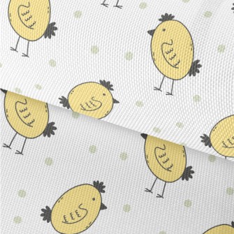 Cute Yellow Chick Waterproof Oxford