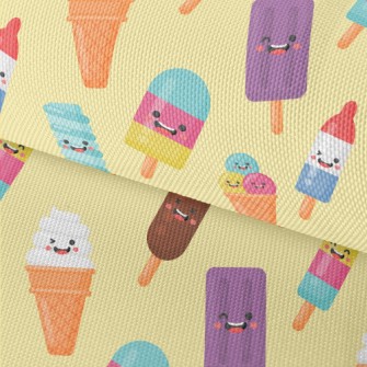 Happy Cartoon Popsicle Waterproof Oxford