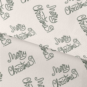 Handwritten Christmas Greeting Waterproof Oxford