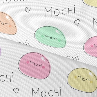 Kawaii Colorful Mochi Waterproof Oxford