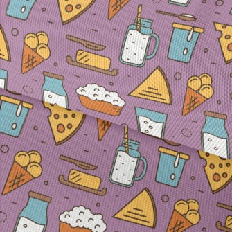 Cartoon Dairy Products Waterproof Oxford