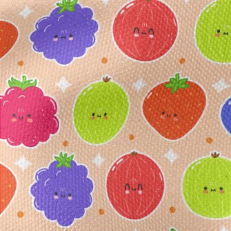 Fun And Cute Fruits Waterproof Canvas