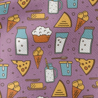 Cartoon Dairy Products Waterproof Canvas
