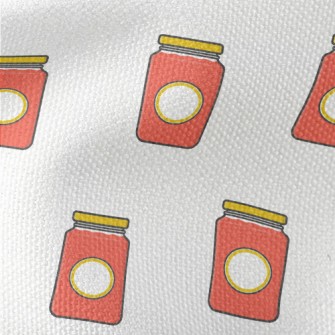 Cartoon Strawberry Jam Waterproof Canvas