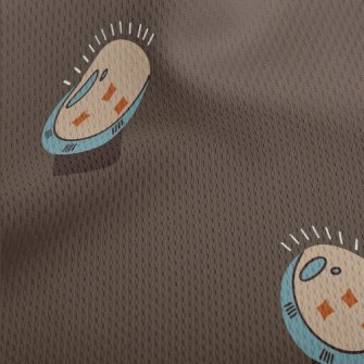 Vintage Hand-painted Crystal B Athletic Mesh Flat Back