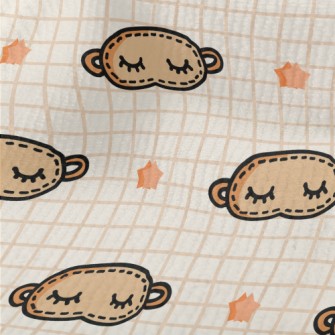 Cute Graffiti Eye Mask Terry