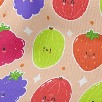 Fun And Cute Fruits Terry