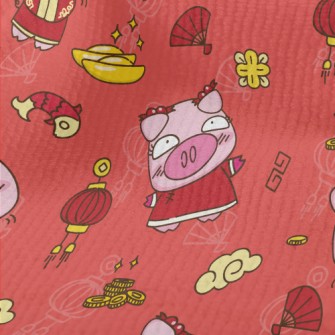 Happy New Year Piggy Terry