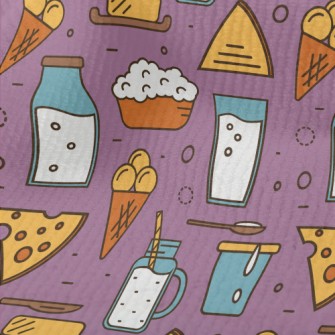 Cartoon Dairy Products Terry