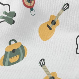 Hand Drawn Camping Equipment Terry