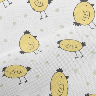 Cute Yellow Chick Performance Linen