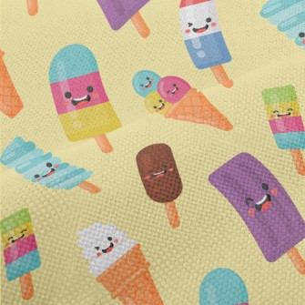 Happy Cartoon Popsicle Performance Linen