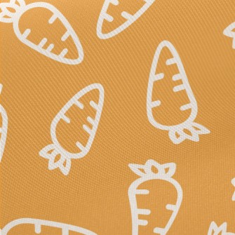 Cartoon Carrot Twill