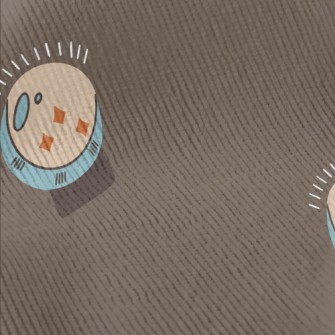 Vintage Hand-painted Crystal B Standard Corduroy